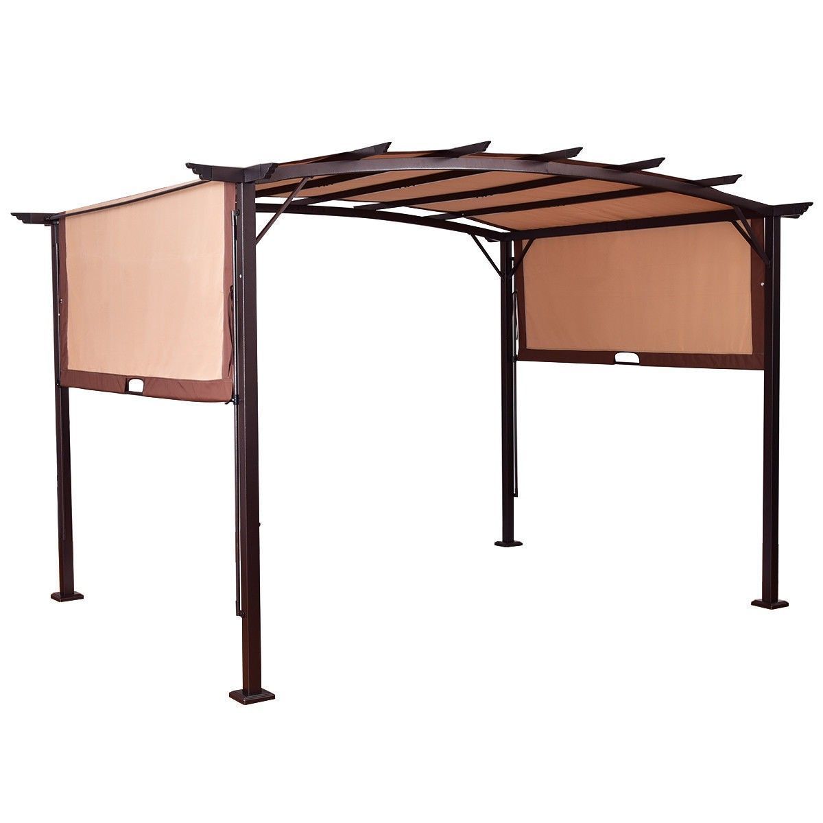 Heavy Duty Pergola Kit Metal Shed Gazebo Shelter Garden Canopy Cover