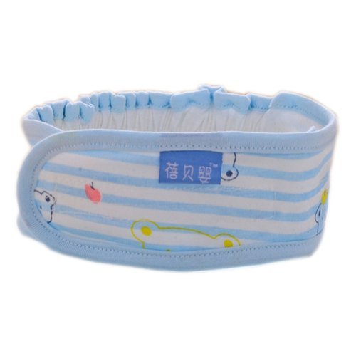 Blancho Bedding 3Pcs Blue Stripe Newborn Baby Diaper Fasteners Comfortable Cotto