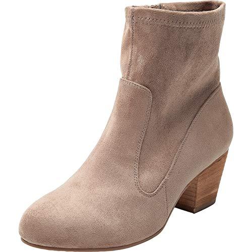 flat heel slip on boots
