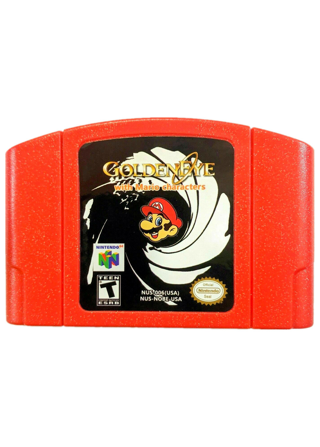 GoldenEye with Mario Characters Game Cartridge For Nintendo 64 N64 USA Version