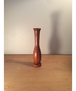 Vintage 60s Turned Wood vase/weedpot - 9&quot; tall - $30.00