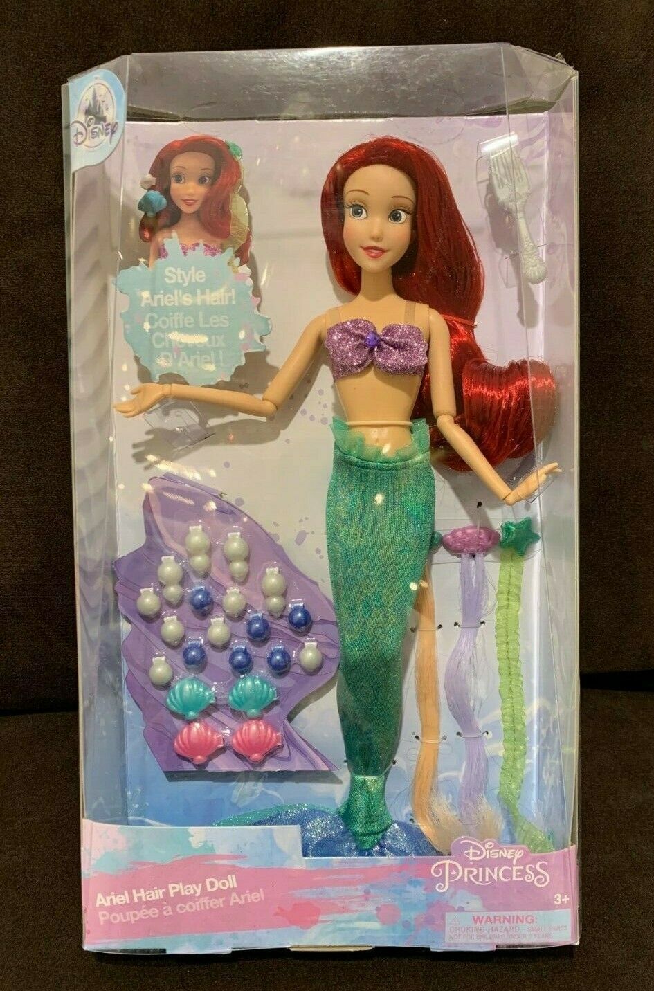 ariel doll disney store