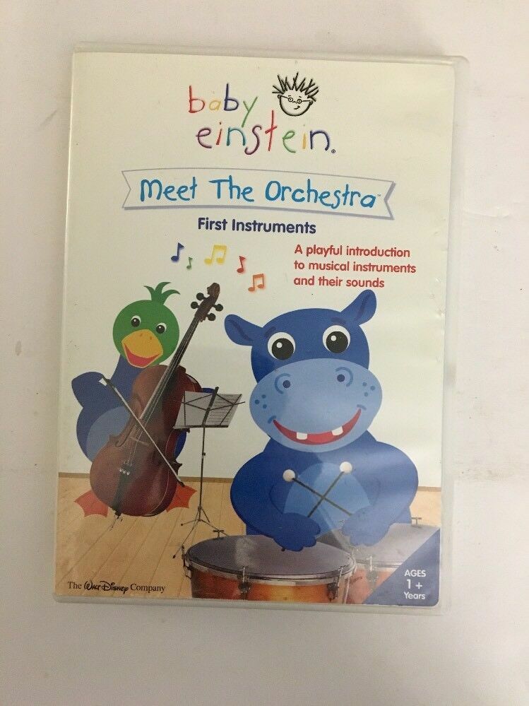 Baby Einstein Meet the Orchestra First Instruments DVD-TESTED-RARE ...