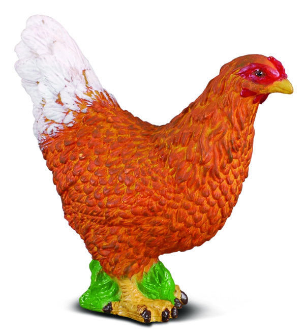 Primary image for Breyer CollectA 88005 red Hen chicken sweet realistic well made