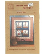 America! 1492 Colonial Quilt Hanging 29&quot; x 32&quot;  Jill Kemp Bears Paw Designs - $8.47