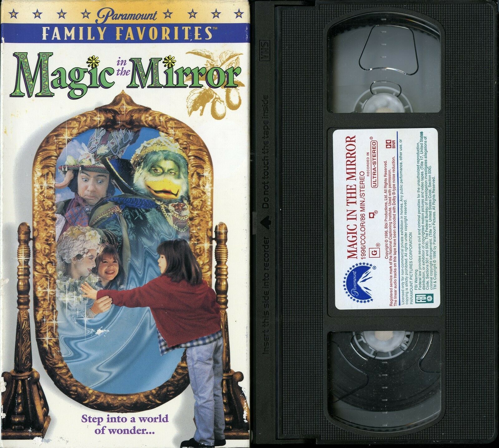 MAGIC IN THE MIRROR VHS SAXON TRAINOR PARAMOUNT VIDEO TESTED VHS Tapes