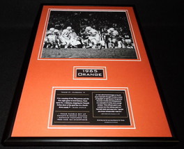 1965 Orange Bowl Texas vs Alabama Framed 12x18 Photo Display
