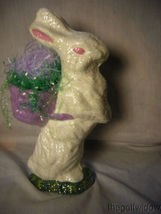 Handmade Christopher James Paper Mache Standing White Duck for Easter image 3