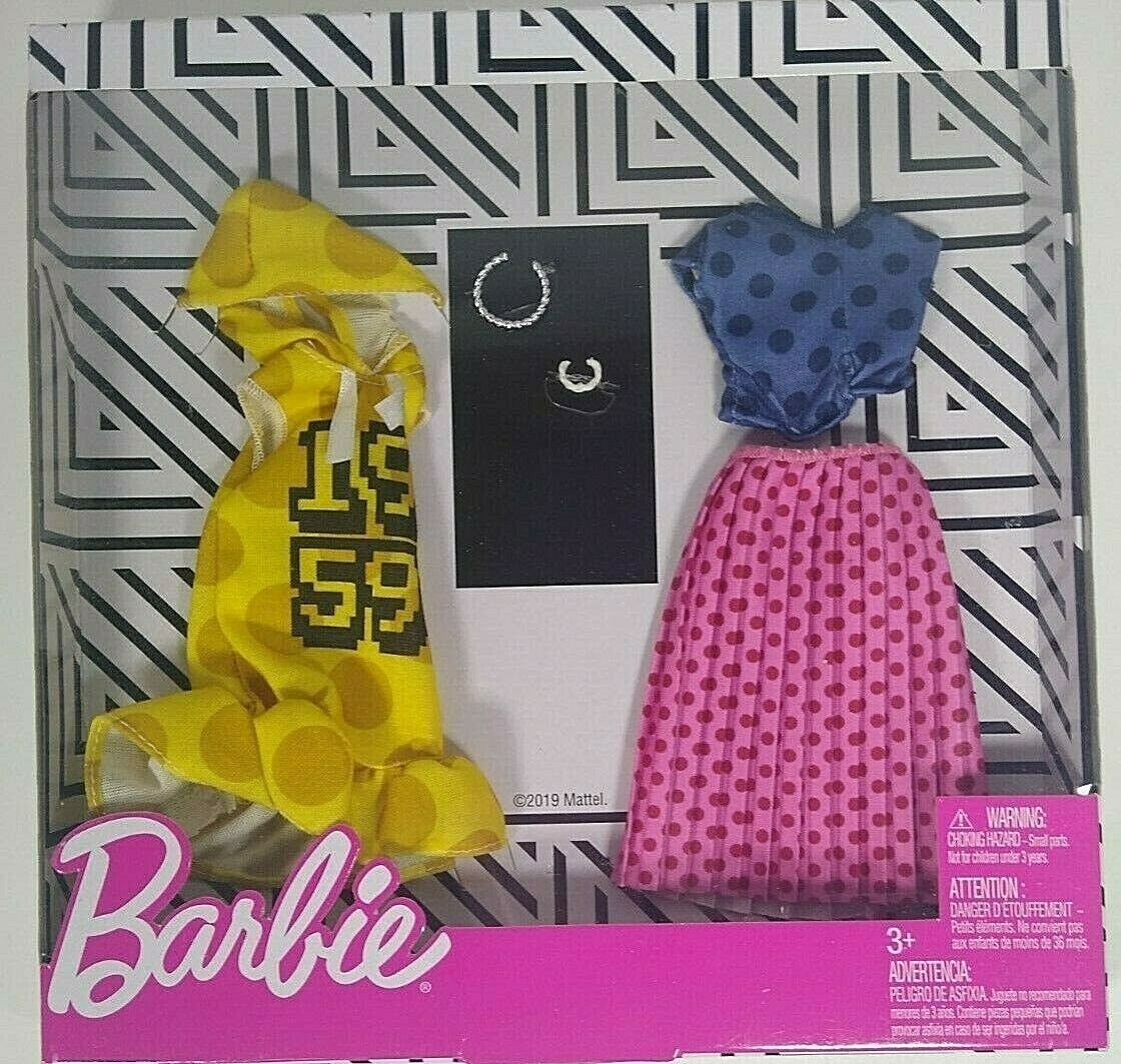Primary image for Barbie: Polka Dots  1959 and Pleated Outfits - Combo Fashion Pack by Mattel