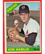 1966 Topps #69 Ken Hamlin baseball card - $0.01