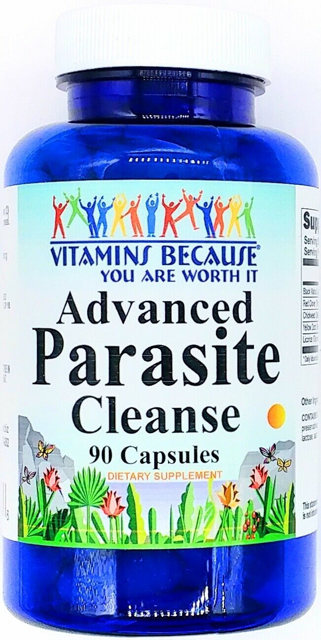 advanced parasite cleanse 90 capsules intestinal colon detox complex