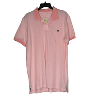 Aeropostale Polo Shirt Size Large Pink Golf Cotton Blend Pullover SS Mens - $19.79