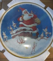 Gorham Julian Ritter Christmas Visit Limited Edition 1977 Collector Plate  - $17.81