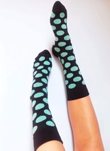 Mint Dots Socks - $8.40