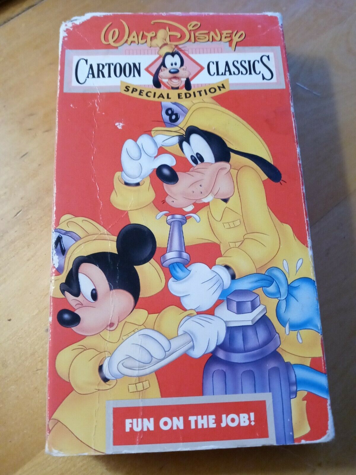 Walt Disney Cartoon Classics Special Edition Fun On The Job Vhs 1992 Vhs Tapes 