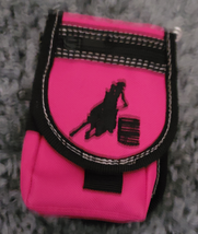 Abetta Nylon Cell Phone Carrier Pink Barrel Racer Clip or Belt Use image 1