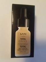  NYX Total Control Drop Foundation  TCDF08 New in Box - $6.79