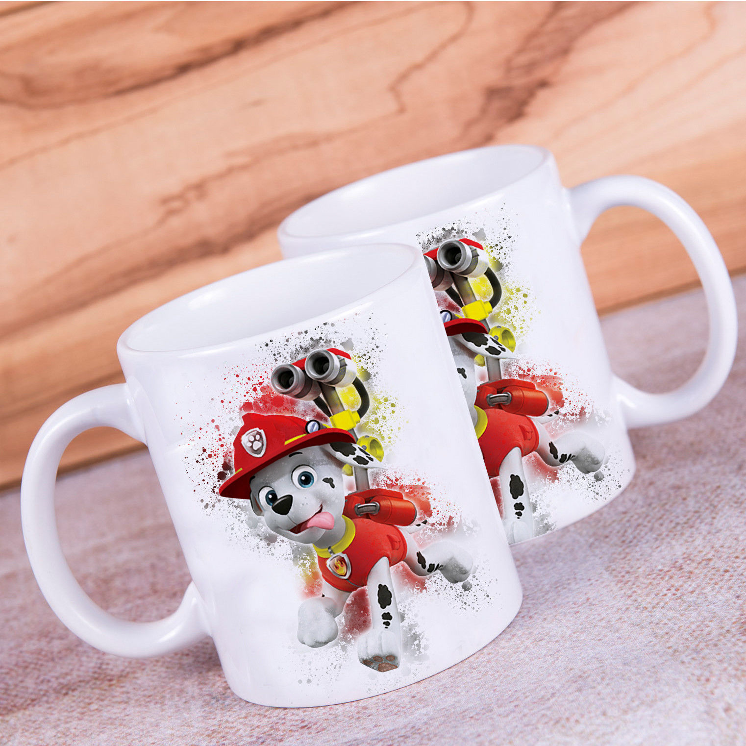 Paw Patrol Mug Magic 11oz. Ceramic Marshall Cup Movies TV Nursery Kids
