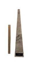 RARE -Large 18" 10+lb Beige Marble Pyramid- TAHARI HOME - Decor image 1