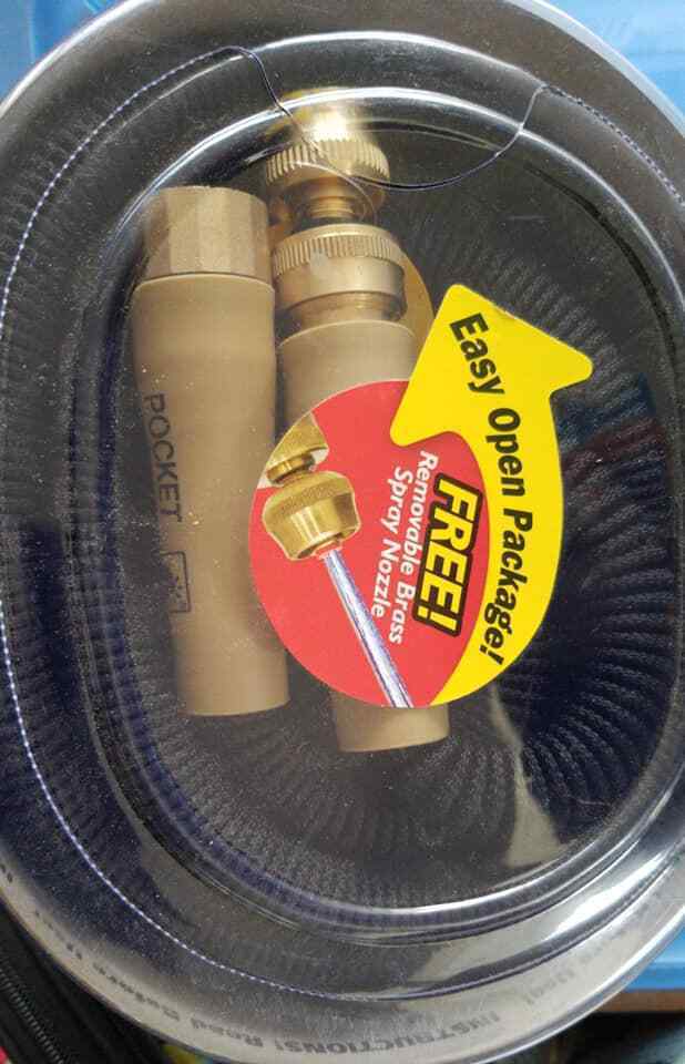 Pocket Hose New Top Brass Bullet by BulbHead No Kinking or Leaking