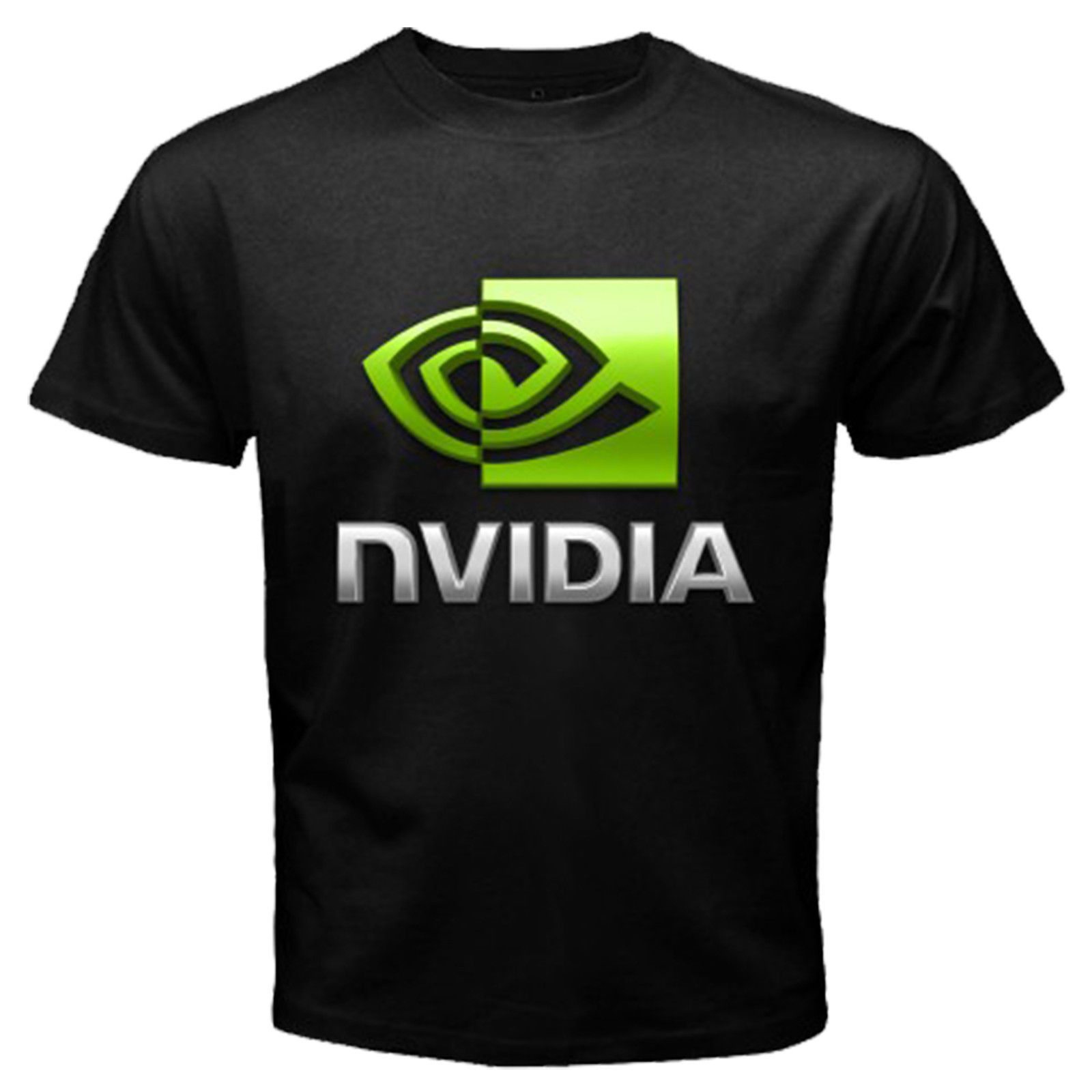 NVIDIA Logo GPUs Graphics PC Gaming Geforce Tegra Black T Shirt Size S ...