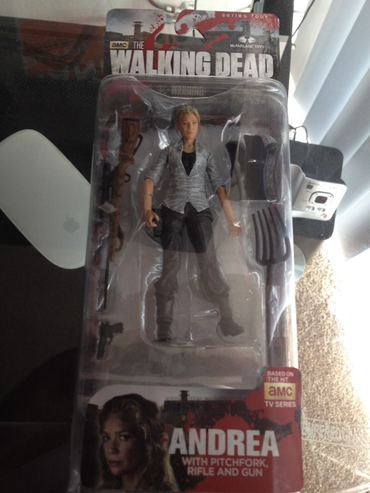 Primary image for MCFARLANE TOYS NEW THE WALKING DEAD ANDREA SERIES 4 ACTION FIGURE