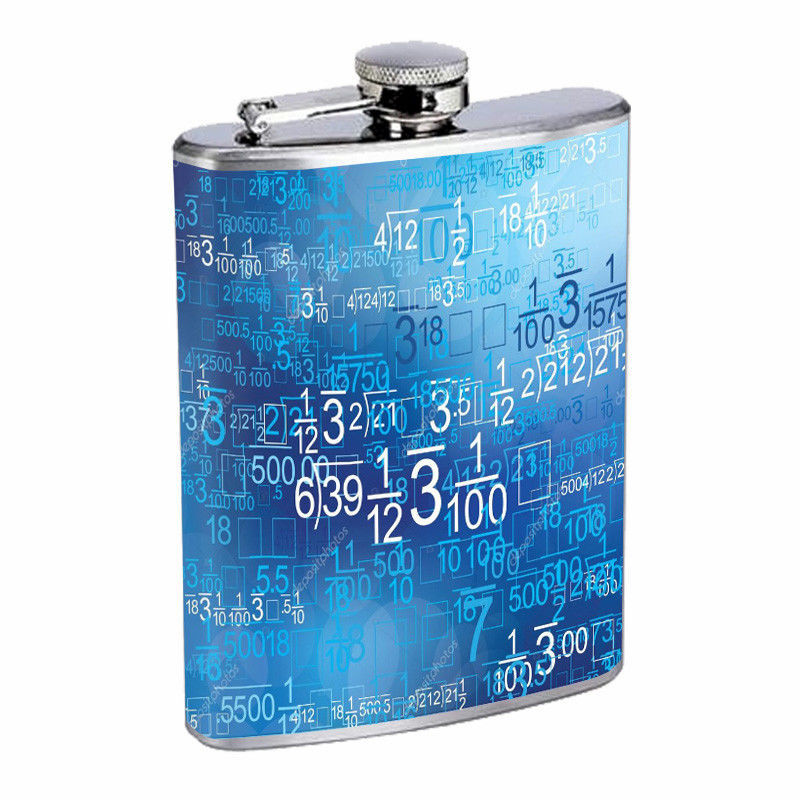 Horse Em2 Flask 8oz Stainless Steel Hip Drinking Whiskey 