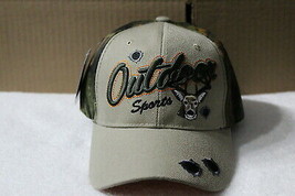 Outdoor Sports Deer Bullet Hole Hunt Hunter Baseball Cap ( Camouflage & Beige ) - $12.27