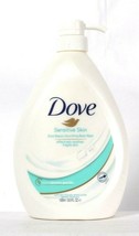 1 Bottle Dove 33.8 Oz Sensitive Skin Nourishing Soothing Body Wash - $25.99