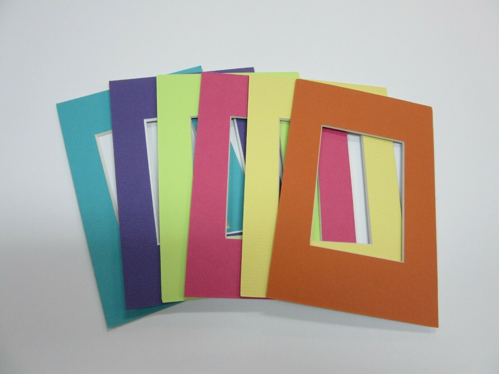 Picture Frame Mat 4x6 for 3.5x5 photo set of Purple mats set of 10 Framing Mats