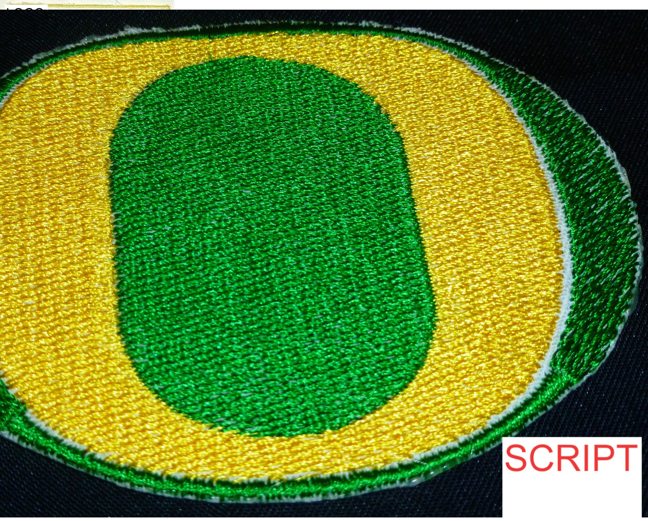 Oregon Ducks Logo Iron On Patch CollegeNCAA
