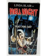VTG Hell Night (VHS, 1999) Horror Slasher Linda Blair, Peter Barton Rated R  - $7.85