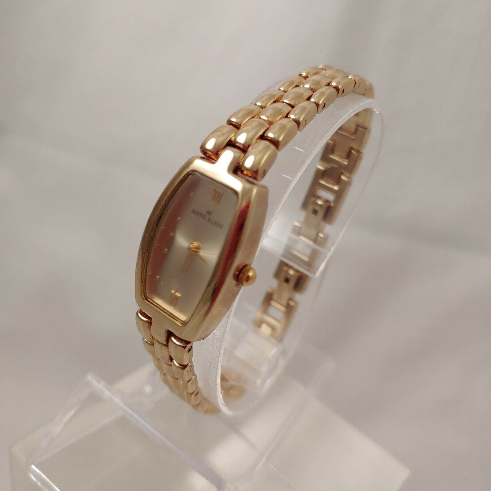 Women's Anne Klein AK Gold Tone Wrist Watch Quartz 10/6740 753H ...