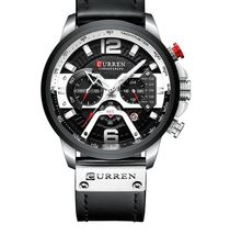 Pro Diver mens Quartz Silver Dial Two Tone watch Curren sport design Watch - $139.32