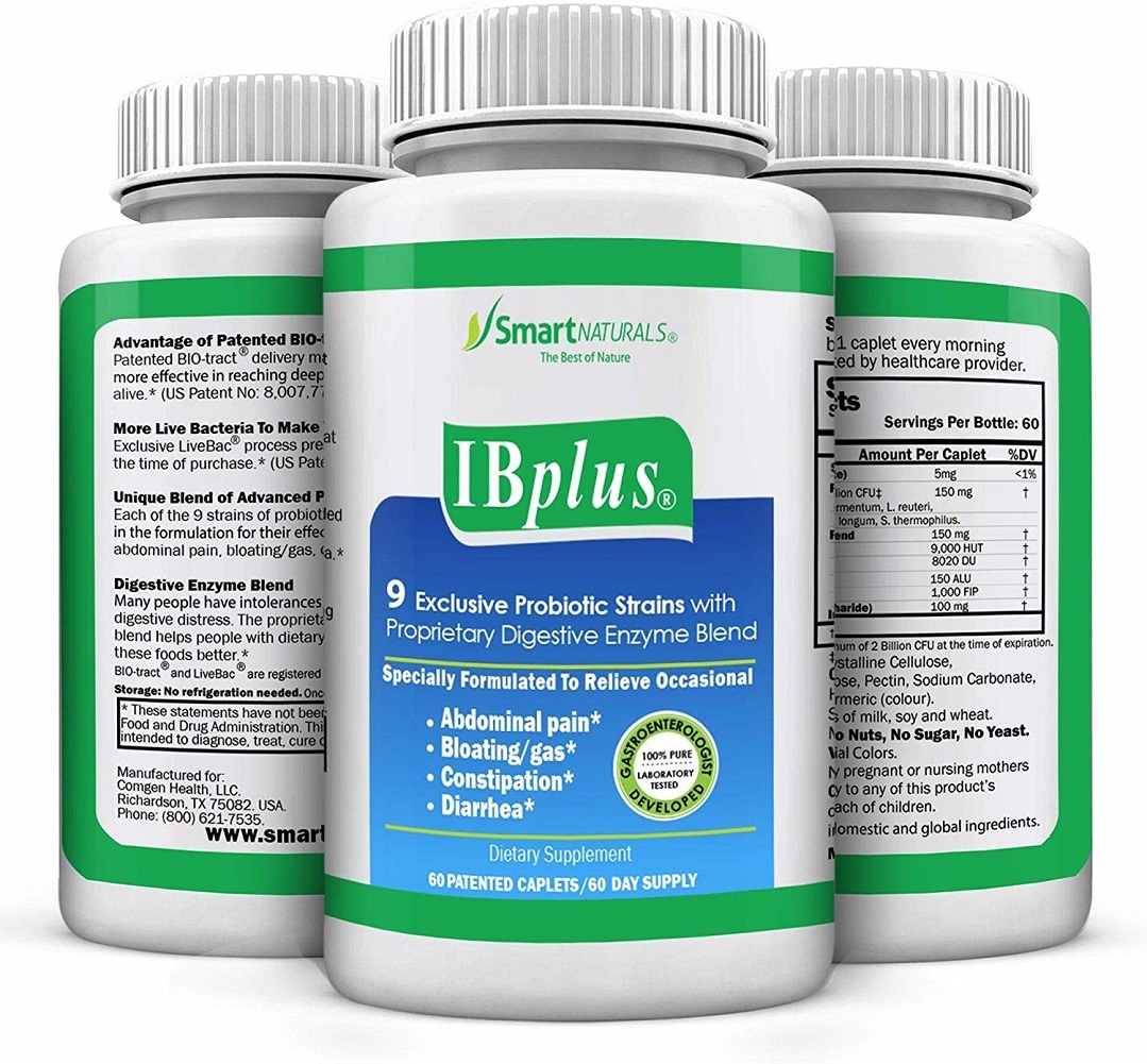 IBplus® Probiotic And Digestive Enzyme Blend For Irritable Bowel Syndrome