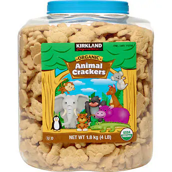 Kirkland Signature Organic Animal Crackers, 4 lbs - $12.99