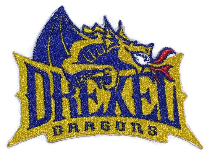 Drexel Dragons Logo Iron On Patch - College-NCAA