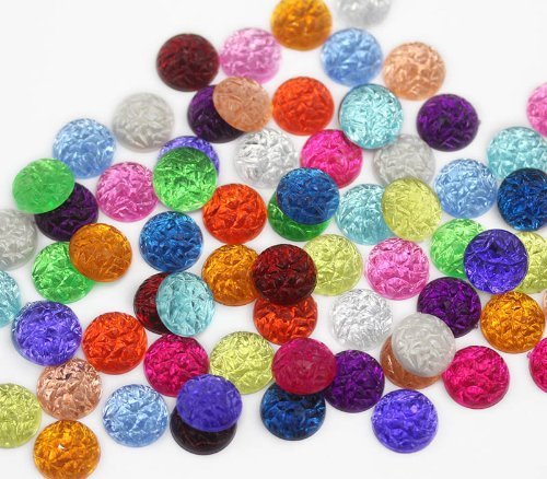 18mm Assorted Baroque Cabochons - 100 Pieces [Kitchen]
