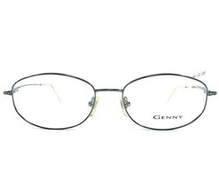 Genny 796-B 5416 Eyeglasses Frames Blue Round Full Rim 54-17-135 - $37.39