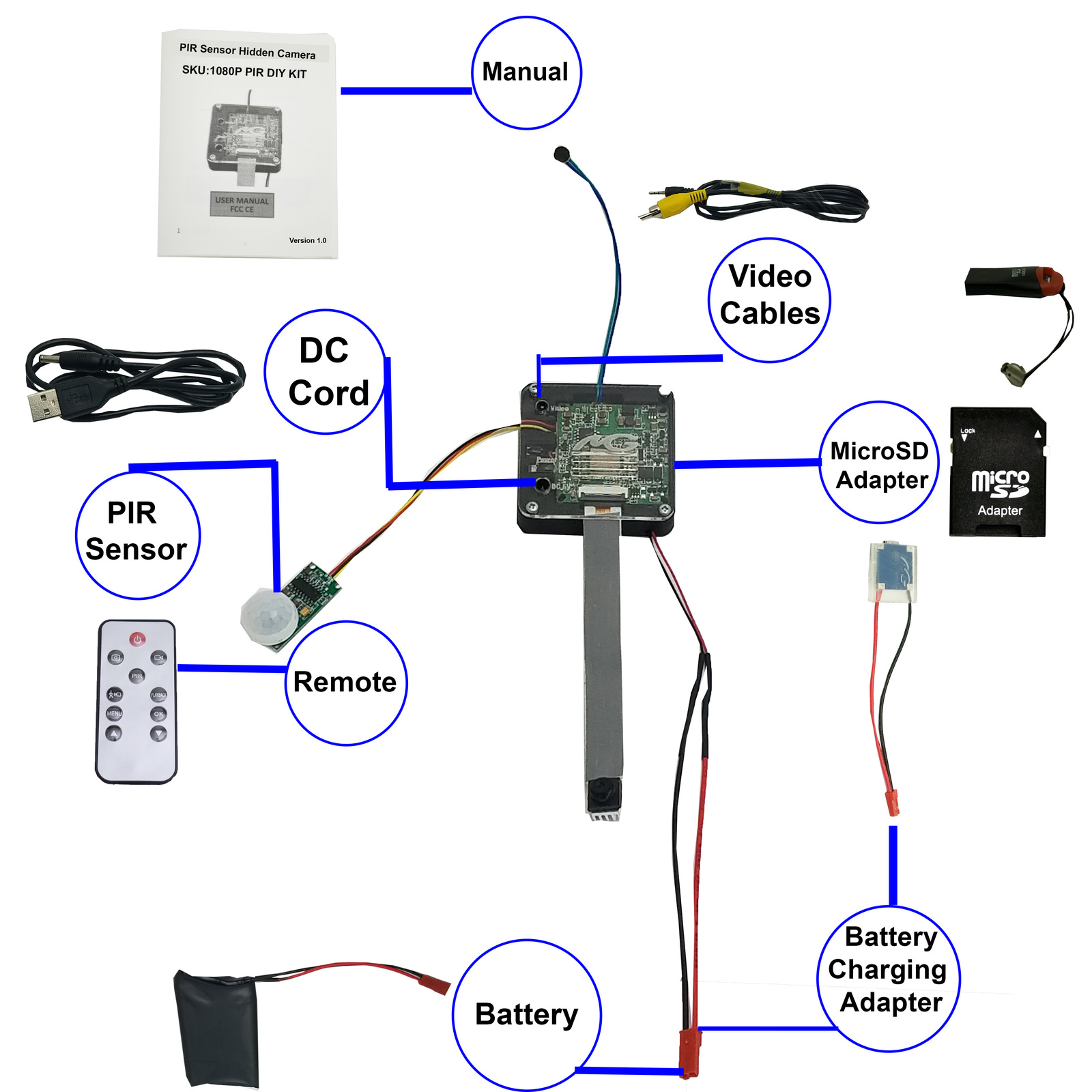 DoItYourself Camera With PIR Sensor Digital Cameras