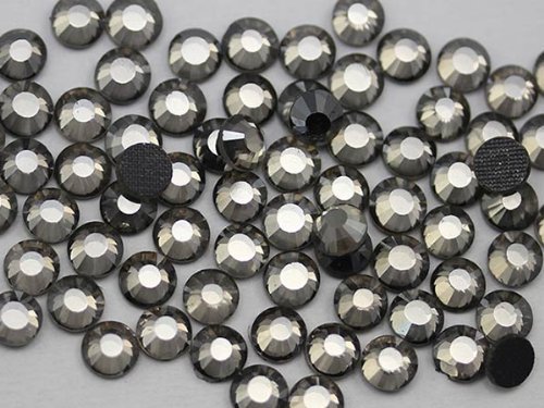 SS30 Black Diamond Y215 Hotfix Rhinestones (10 Gross) - 288 Pieces [Kitchen]