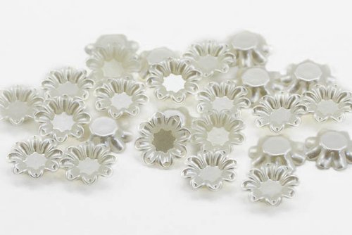 20mm Pearl Flower Cups - 25 Pieces [Kitchen]