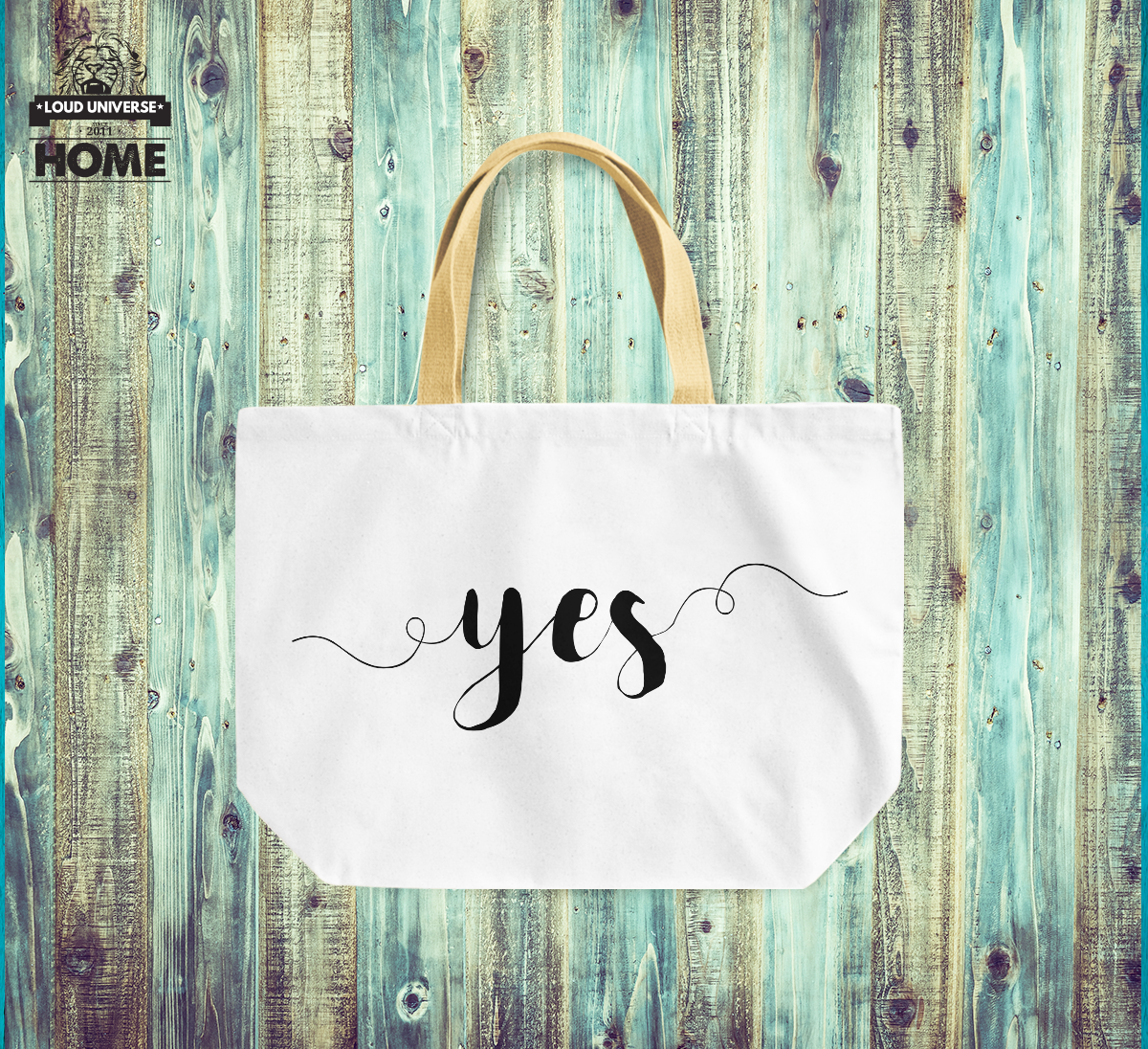 Tote Bag Yes Durable Sturdy Grocery Shopping Bag Canvas Shoulder Hand Carry Bag - Totes, Duffle Bags