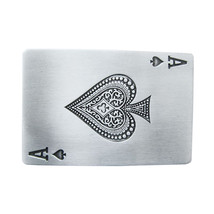 New Vintage Ace Spade Poker Card Rectangle Belt Buckle Gurtelschnalle Boucle de  - $8.39