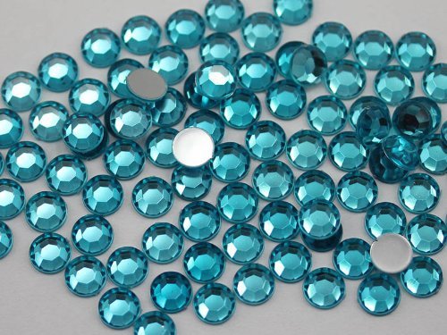 SS34 - 7mm Acrylic Rhinestones For Jewelry Making And Face Painting, Lead Fre...
