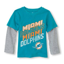 NFL Miami Dolphins Boy or Girl Long Sleeve Shirt  Infant  Size 9-12 M NWT - $10.79