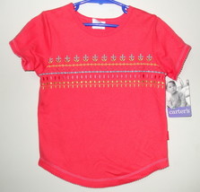 Girls NWT Coral Short Sleeve Top Size 4T - $5.95