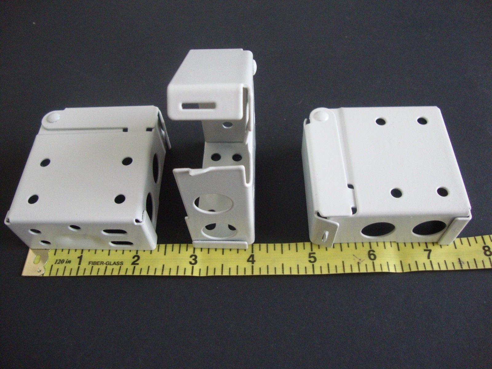 Horizontal Blind Brackets, for 2" X 2" Head Rail, 18 Brackets in White