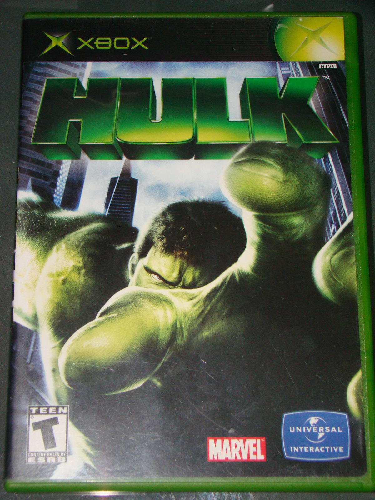 XBOX MARVEL HULK with Instructions) Video Games