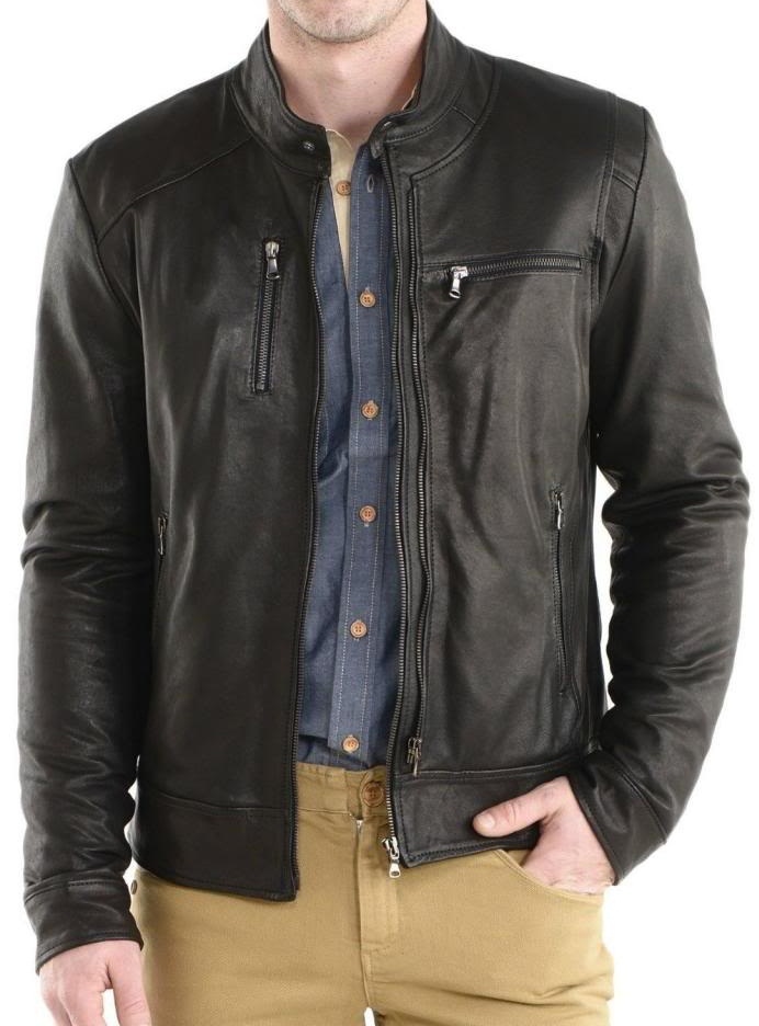 Handmade Mens fashion Leather Jacket, Men leather jacket, bomber ...
